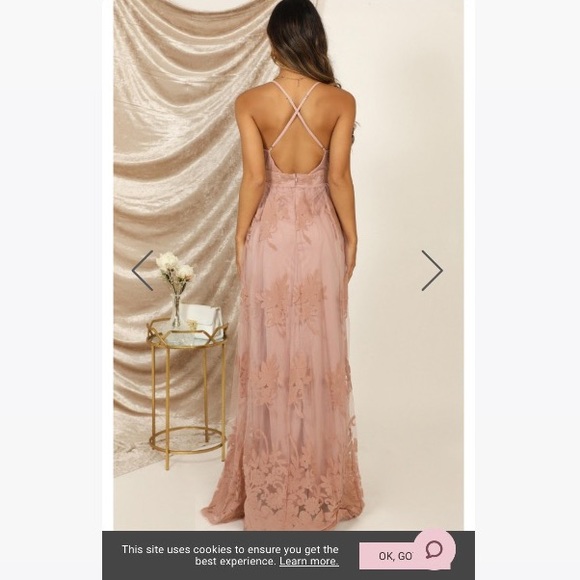 Showpo Promenade Maxi Dress In Blush - Picture 2 of 4